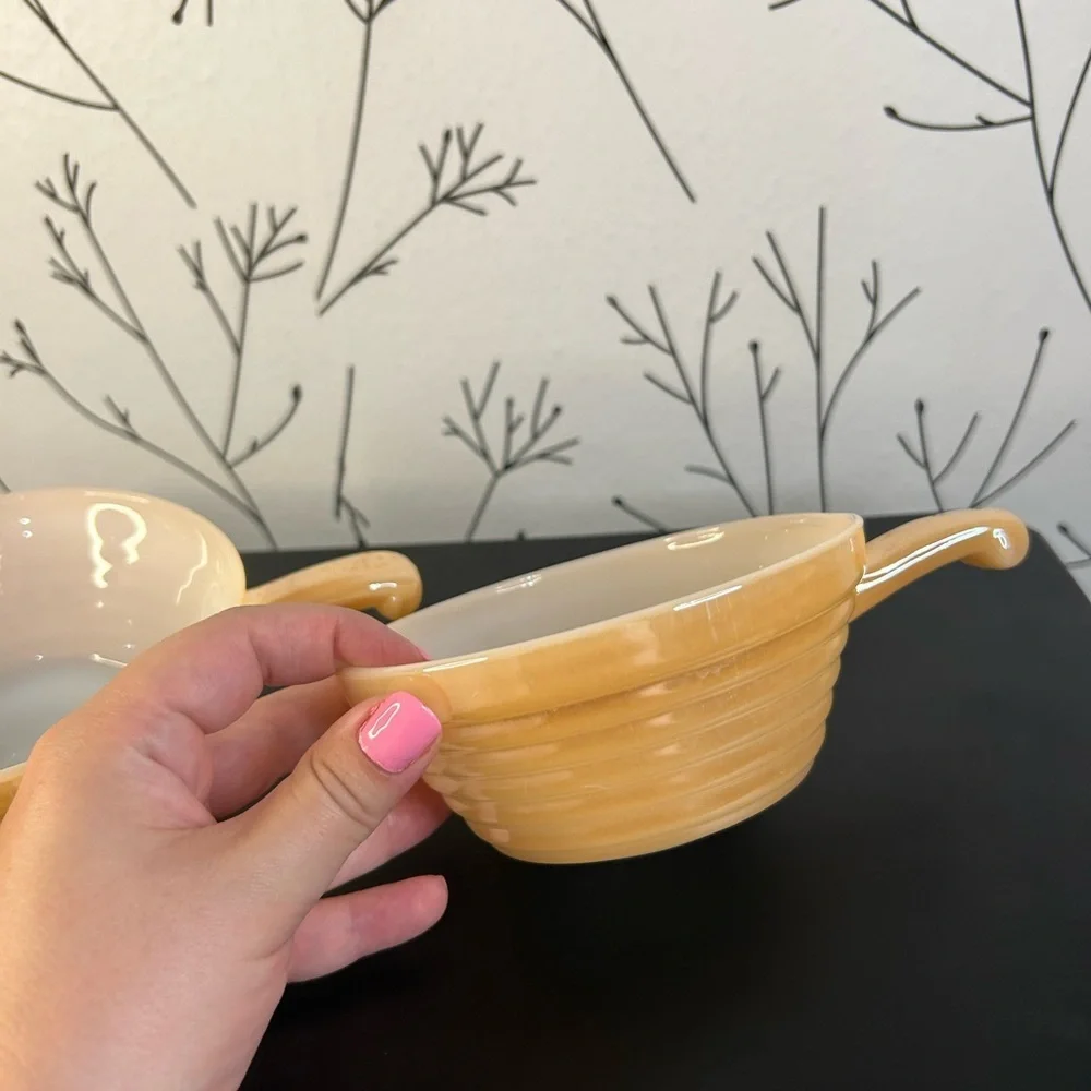 Vintage Fire King Soup Bowls